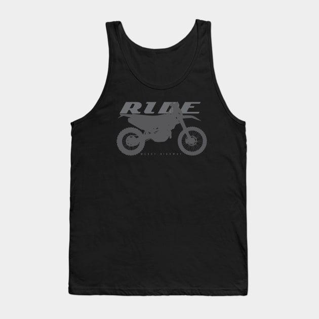 Ride ktm 500 exc-f Tank Top by MessyHighway